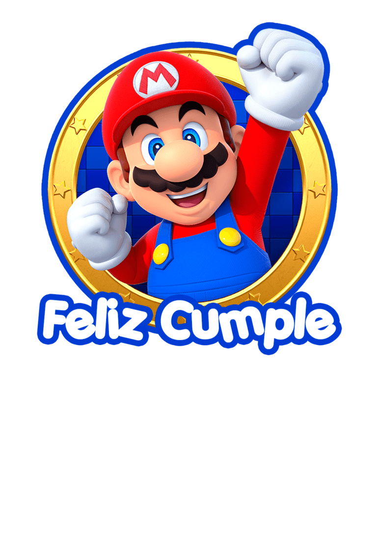 Mario Bross Caketopper Click Cumplea Os Imprimi Gratis