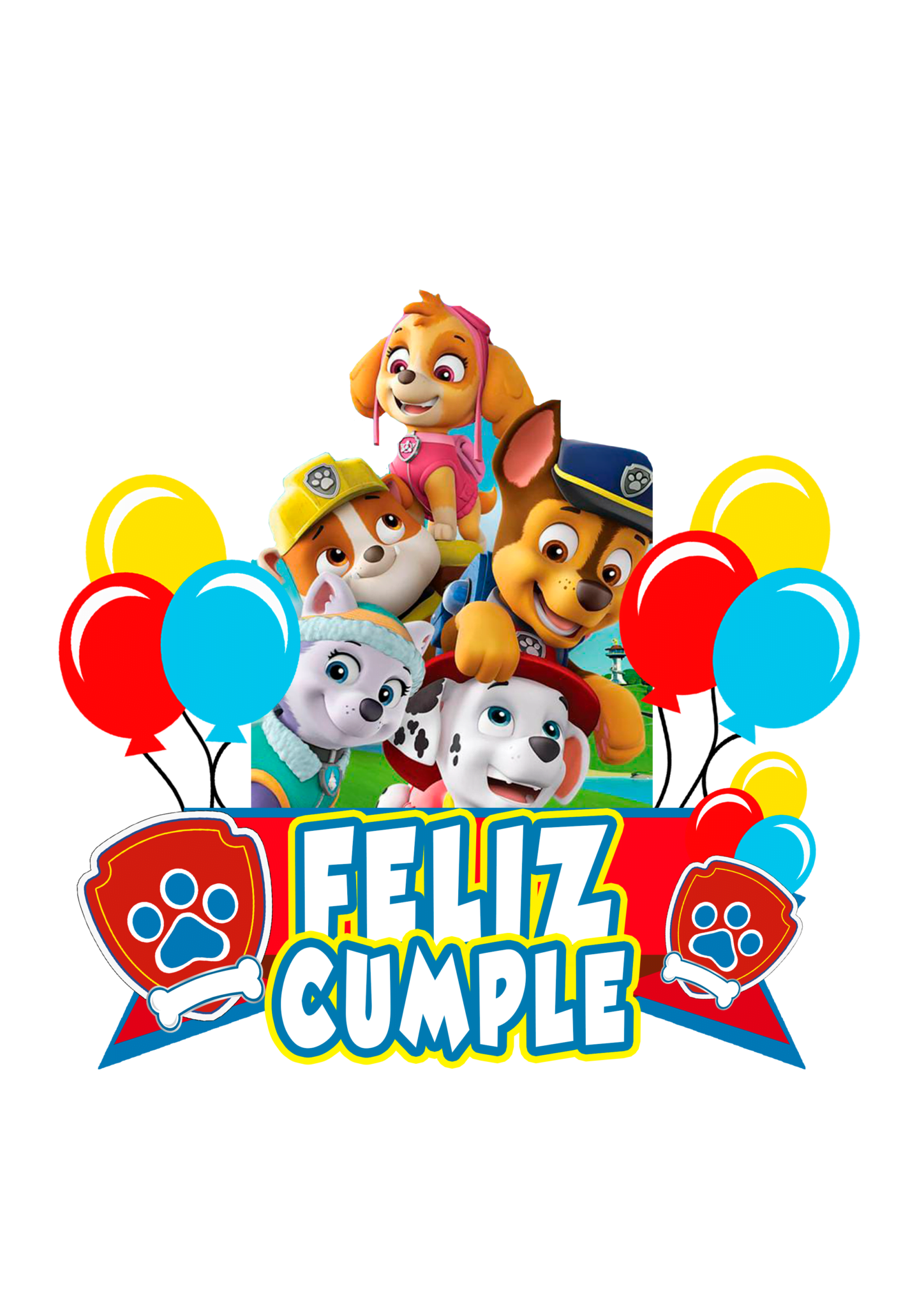 Paw Patrol Para Imprimir Gratis