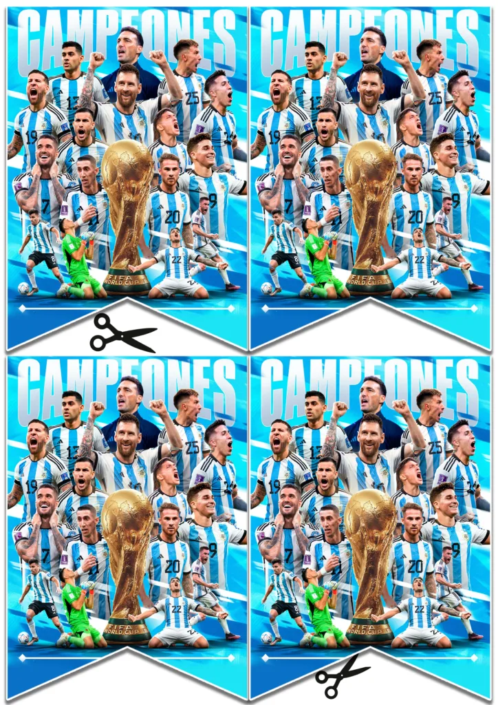 banderin-argentina-campeones-messi-mundial