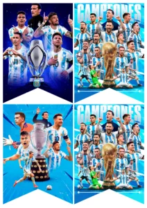 banderin-de-argentina-campeon-messi