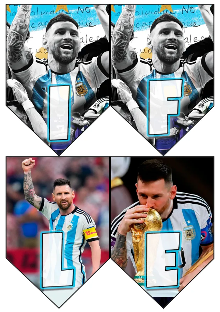 Messi banderines