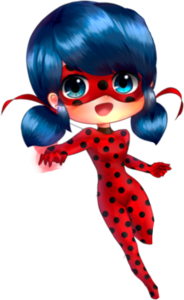 cup topper Miraculous Lady bug png