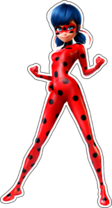 cup topper Miraculous Lady bug png