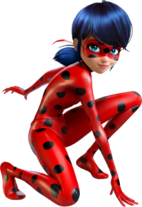 cup topper Miraculous Lady bug png