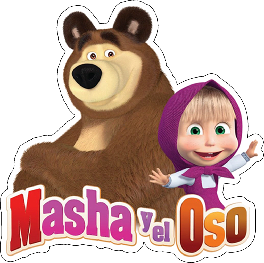 logo de masha y el oso para imprimir