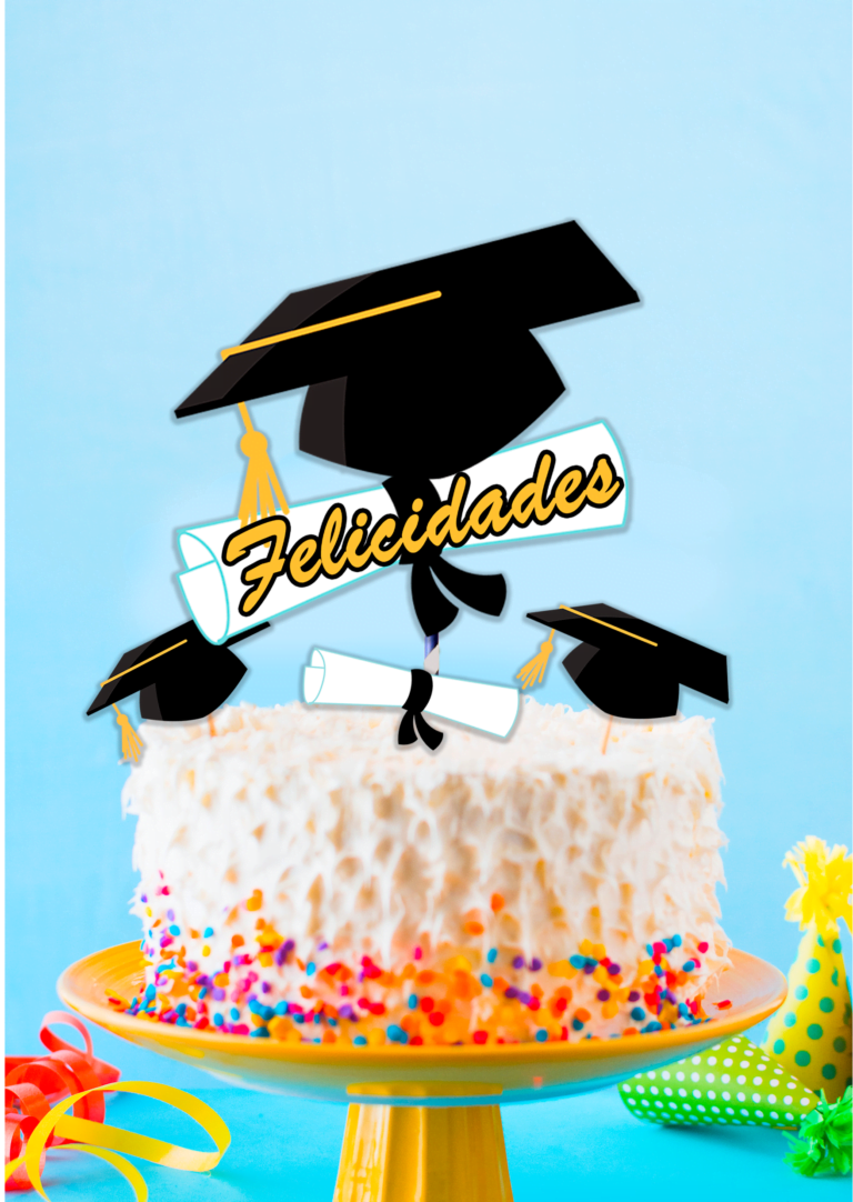 Decoración de torta Graduación