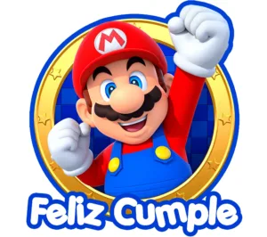 topper marios bross feliz cumple