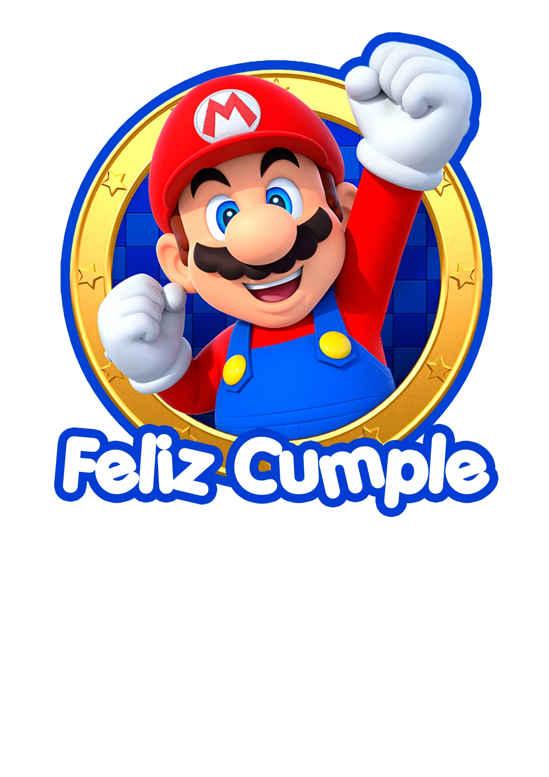Mario Bross -  Cumpleaños-Imprimi-Gratis