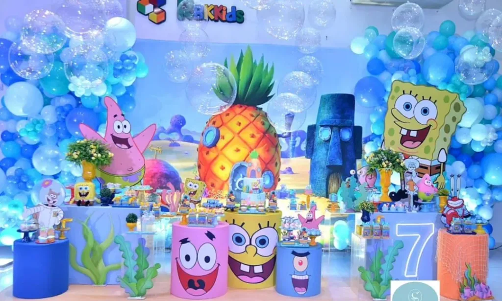 spongebob decoration, decoração de bob esponja