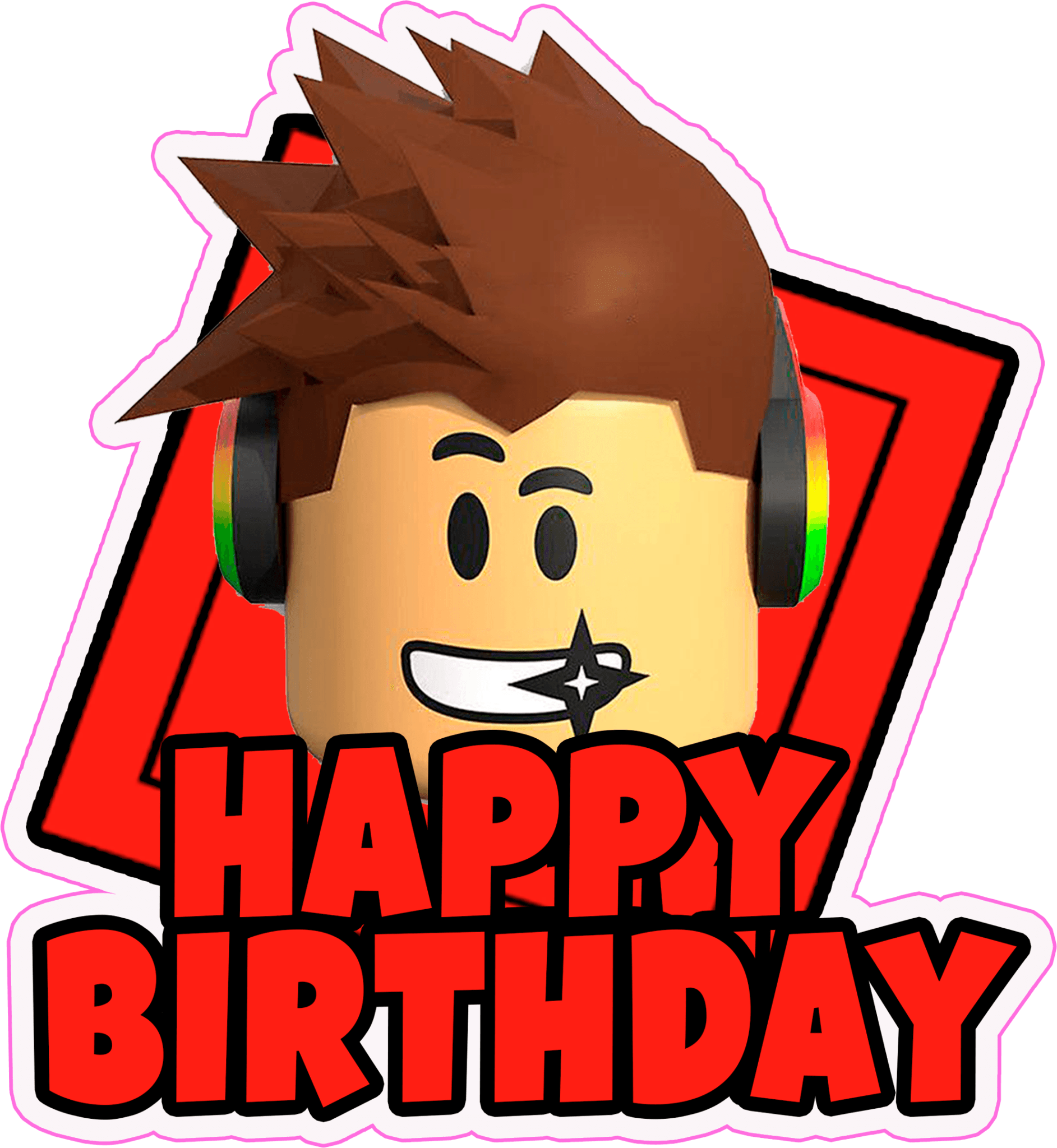Roblox topper banderines stickers cupcake toppers gratis 
