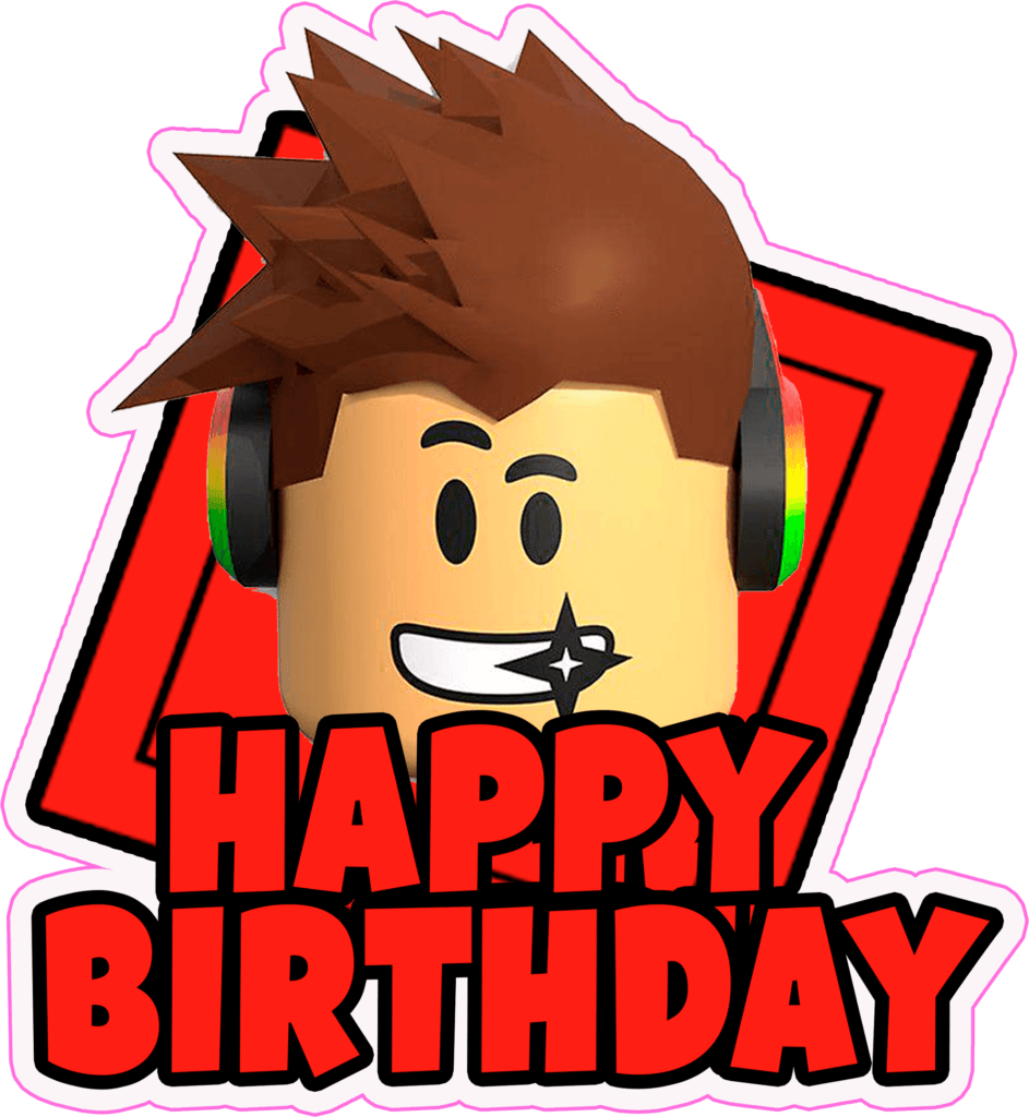 Cake topper roblox png transparent cliparts free