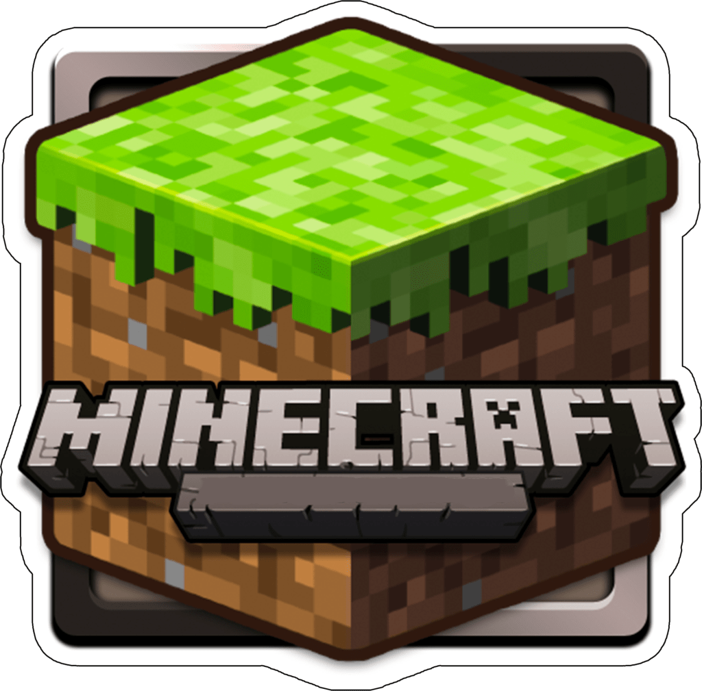 minecraft sticker redondo para imprimir gratis transparente