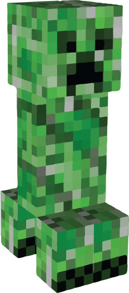 creeper transparente minecraft decoracion