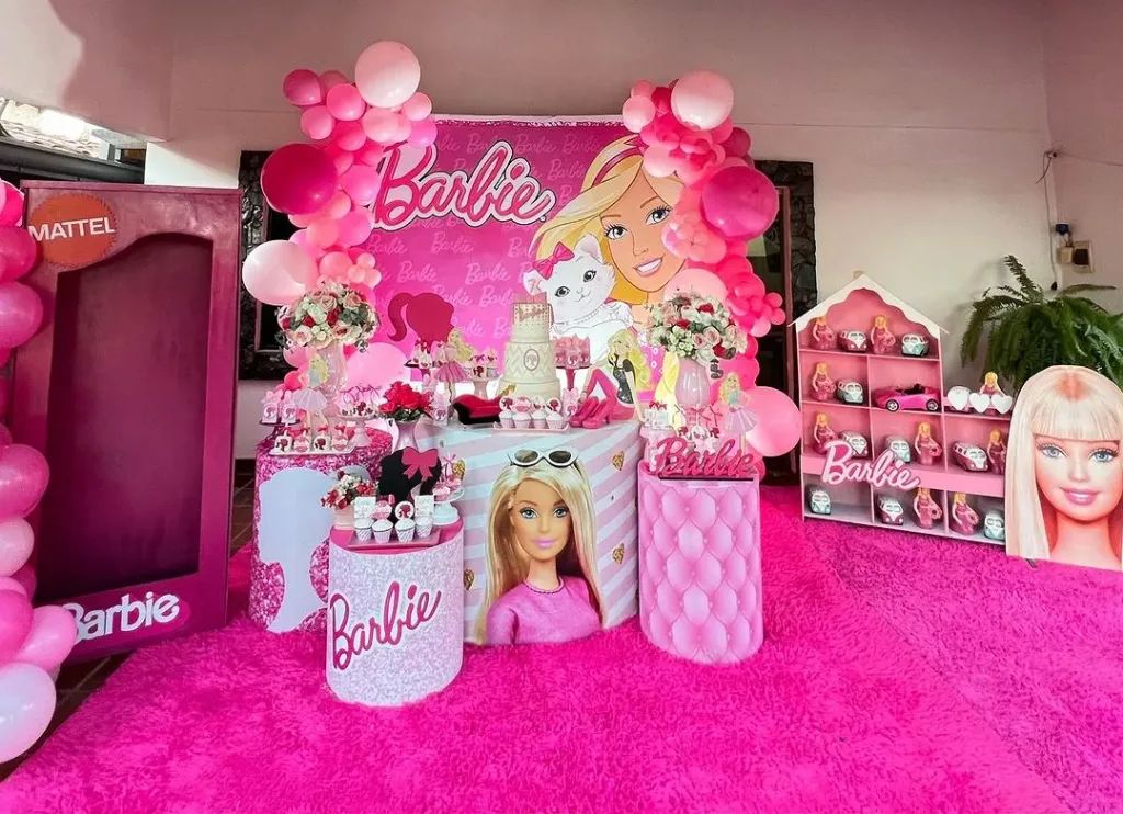 barbie party decoration