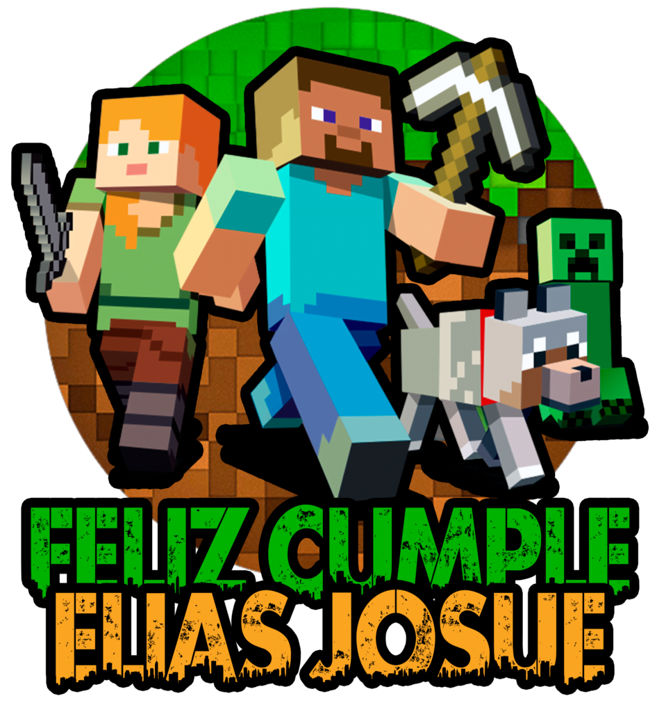 minecraft topper para imprimir gratis transparente