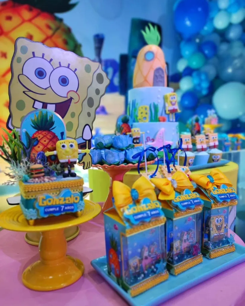 ideas 2023 for spongebob themed decoration, ideias 2023 para decoração com tema Bob Esponja