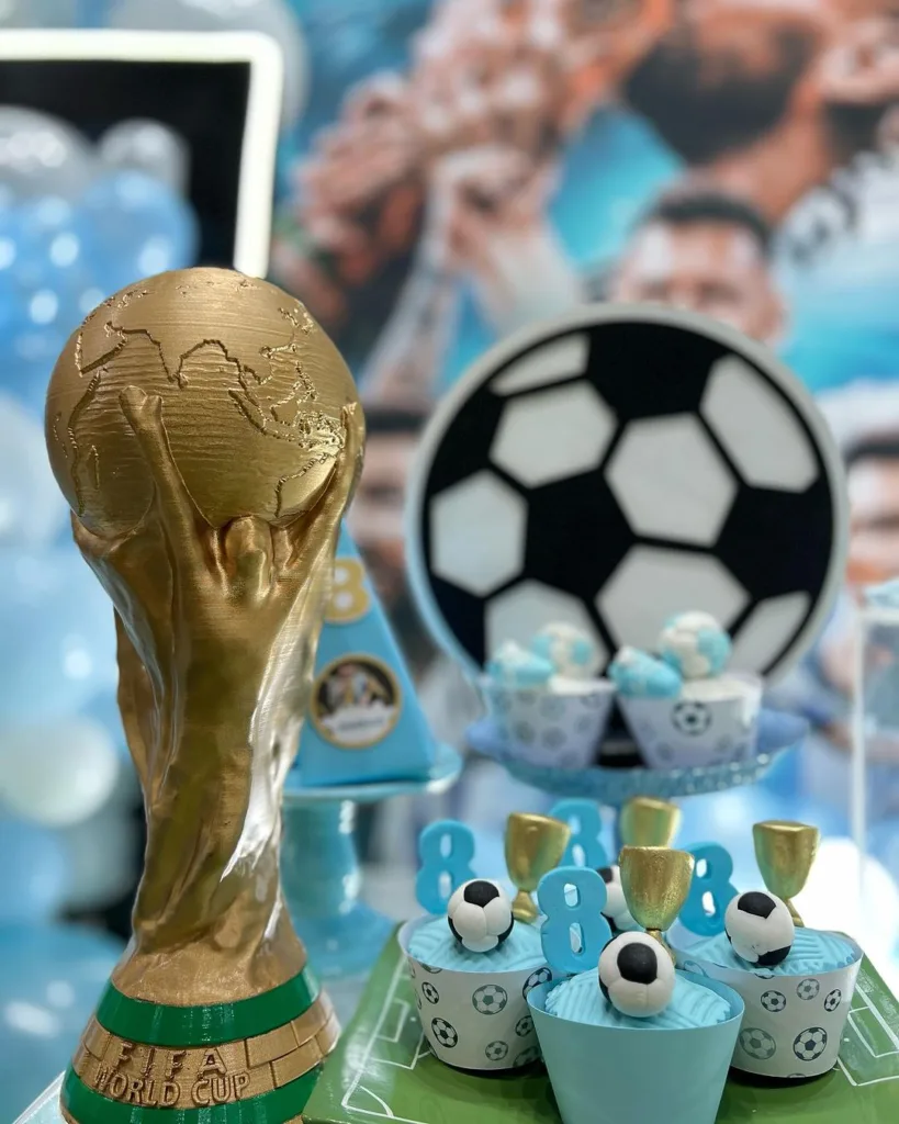 decoracion cumple messi copa de mundo campeon argentina