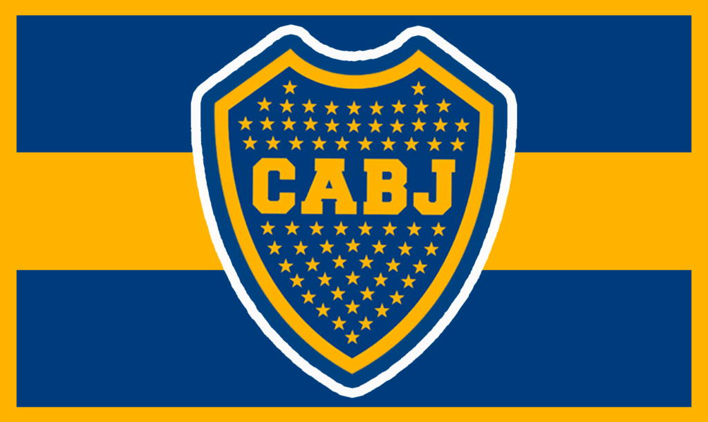 sticker retangulo para turron transparente boca juniors png