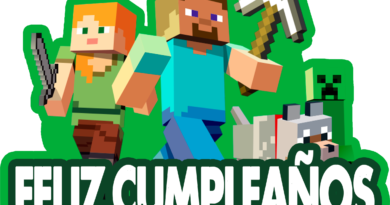 minecraft topper para imprimir gratis transparente