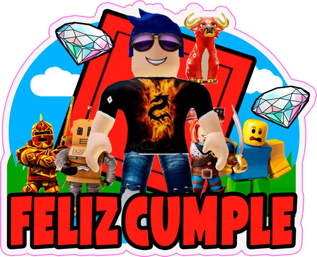 topper para imprimir de roblox gratis