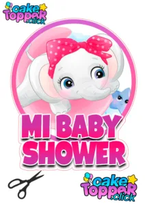 topper-elefante-rosa-baby-shower-niña-para-imprimir-gratis