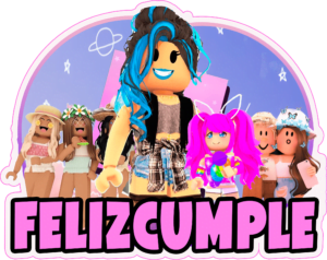 cake topper roblox rose roblox nenea topper para imprimir