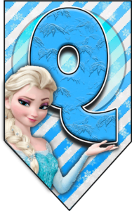 Letra _Q_ letter Frozen