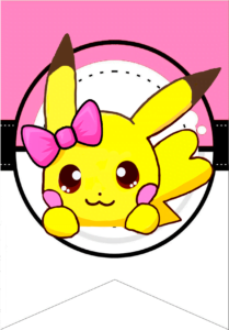 Pikachu niña para imprimir girl pikachu print pikachu minina