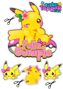 cake-topper-de-pikachu-niña-nena-girl-pikachu-rosa