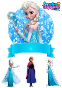 frozen-cake-topper-para-imprimir frozen birthday kit Kit festa da frozen