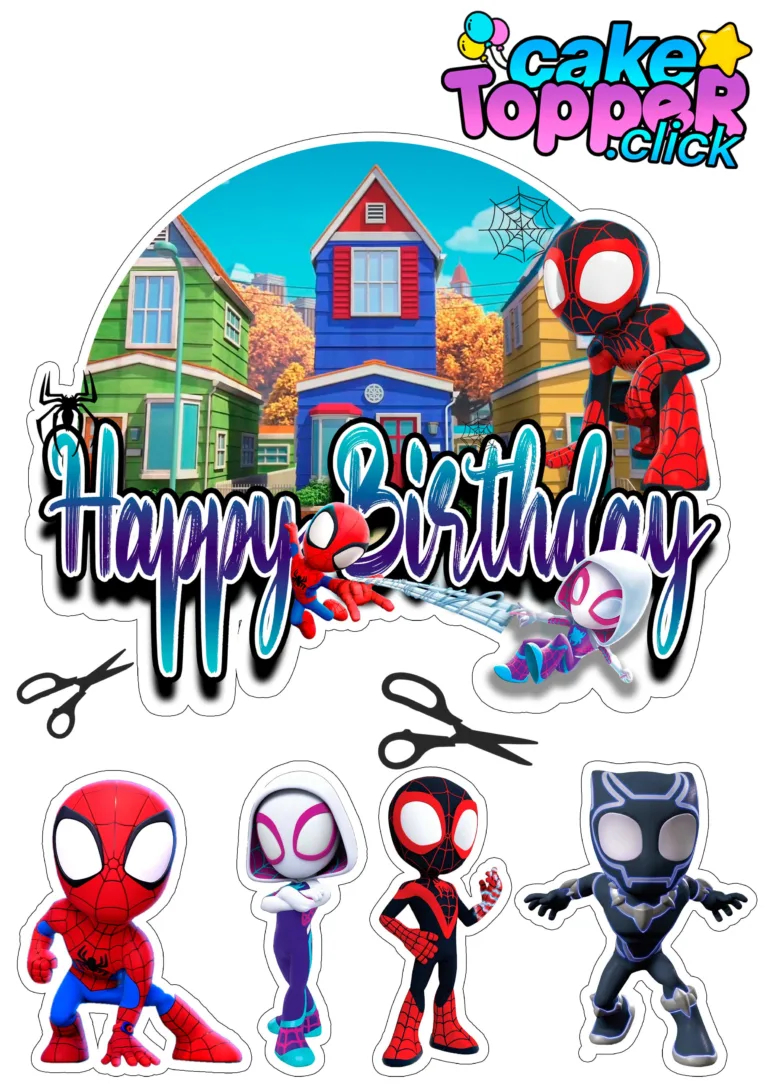 spiderman-cake-topper-for-print-craft Spidey