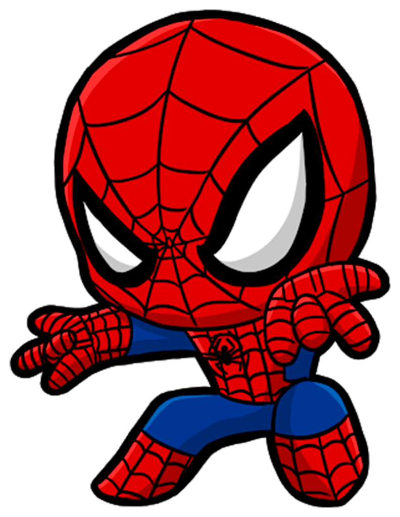 spiderman cute hombre araña bebe