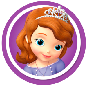 stickers princesa sofia--adhesivo princesinha sofia--Sofia the First stickers free