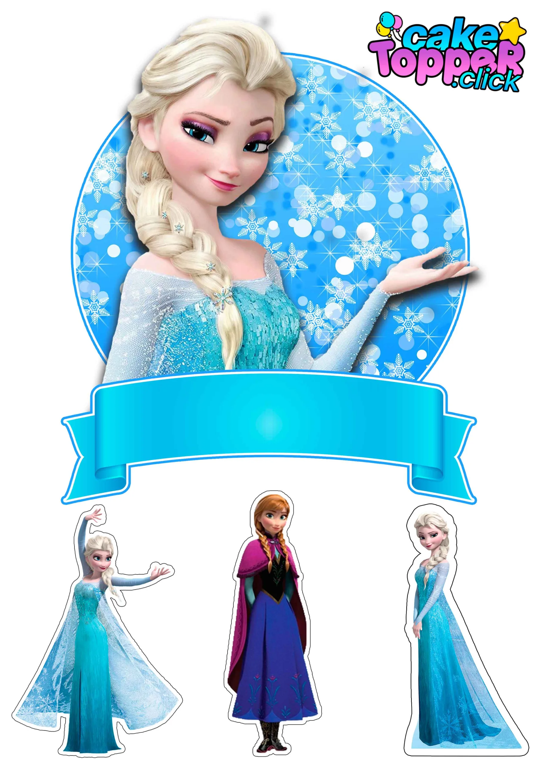 Cake Topper - Frozen