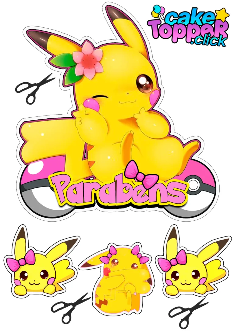 topo-de-bolo-pokemon-pikachu-minina