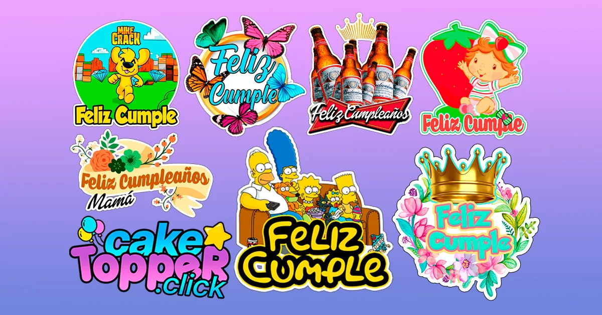 Topper para Torta de Cumpleaños Mario Bros – Tu Fiesta a un Click