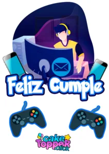 topper feliz cumpleaños