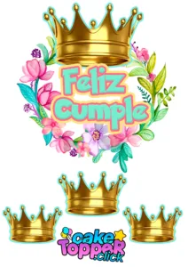 cake topper de feliz cumpleaños para imprimr topper feliz cumple gratis