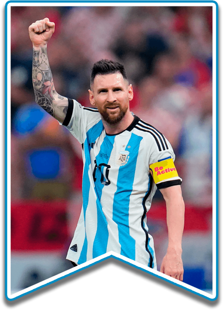 Messi campeon de mundo para imprimir