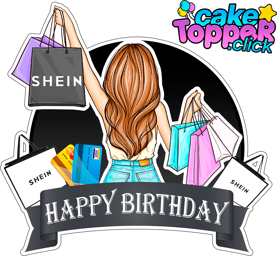Shein - Cake Toppers - Stickers - Pennants - PNG 