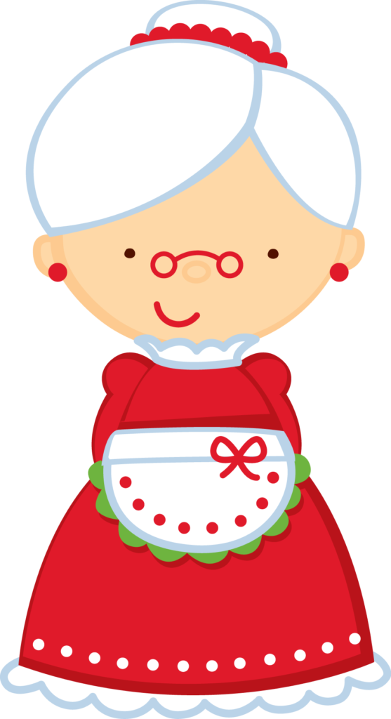feliz navidad Mamá Noel - Feliz Natal Papai Noel - Merry Christmas Santa Claus PNG