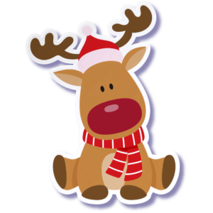 Merry Christmas - Cake Topper - Stickers - PNG - Pennants