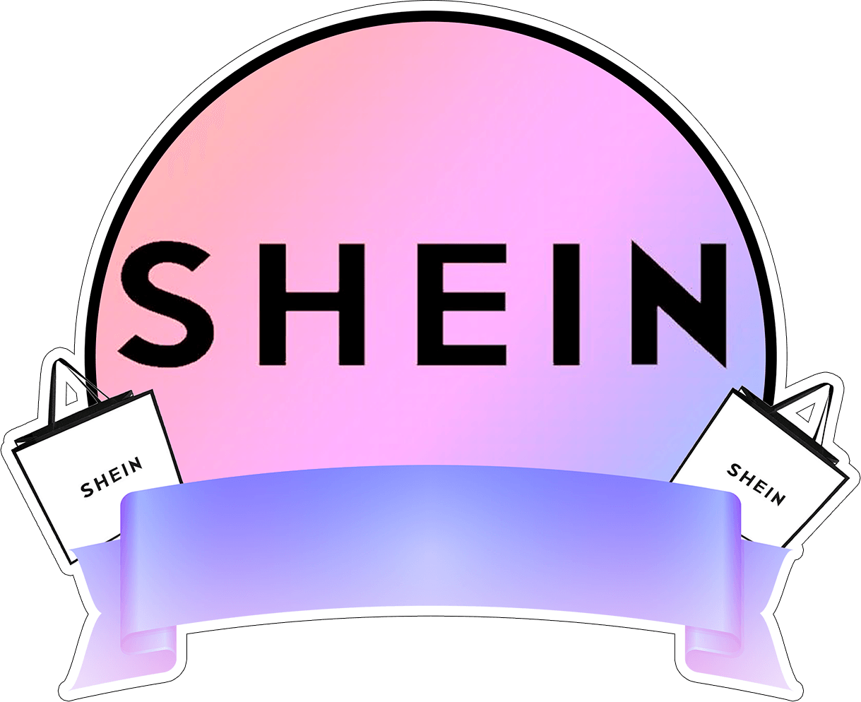 Shein - Topo de bolo - Adesivos - Flâmulas - PNG 
