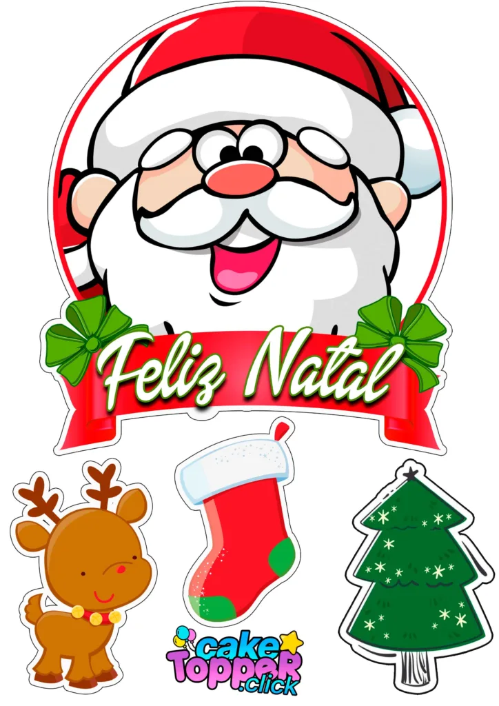 topo-de-bolo-de-Feliz-Natal,-Papai-Noel-topper-de-bolo-imprimir-gratis