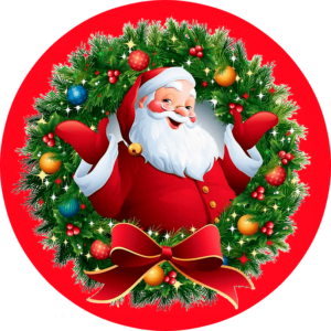 मेरी क्रिसमस सांता क्लॉज़ स्टिकर sticker de Feliz navidad papa noel Merry Christmas Santa Claus sticker Adesivo de Feliz Natal Papai Noel