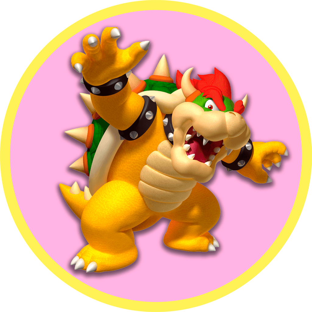 Bowser Princess Peach sticker