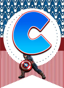 abecedario: C alphabet C: alfabeto "Capitán América" Capitão América Captain America