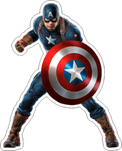 Capitan america cut imprimir