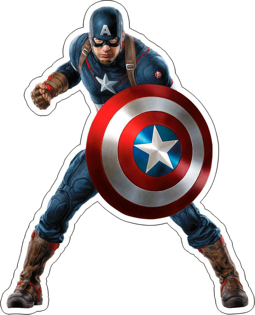 Capitan america cut imprimir