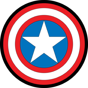 Captain America Shield Sticker Escudo capitán América